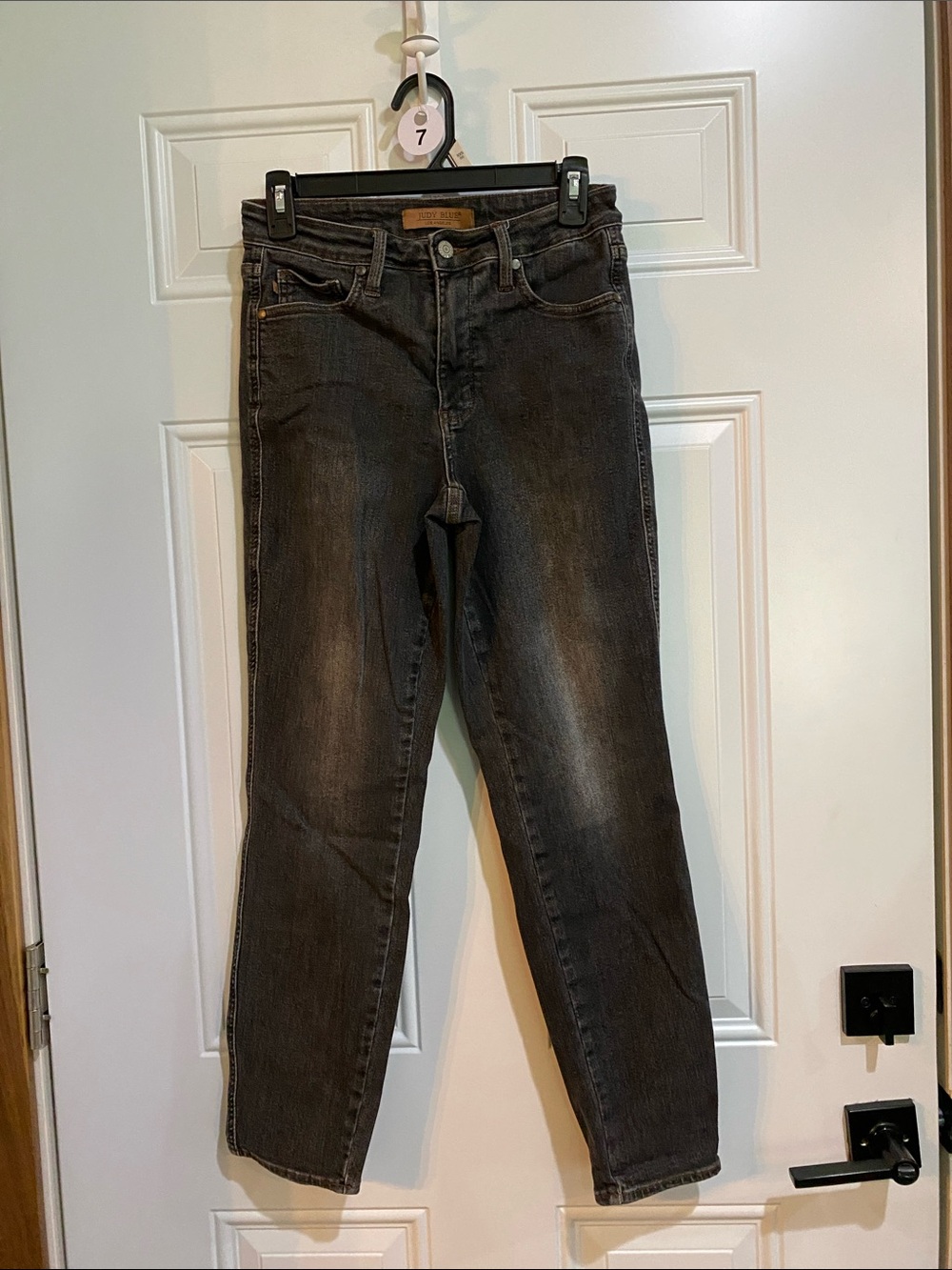 Judy Blue Charcoal Washed Straight Leg Jeans 5/27